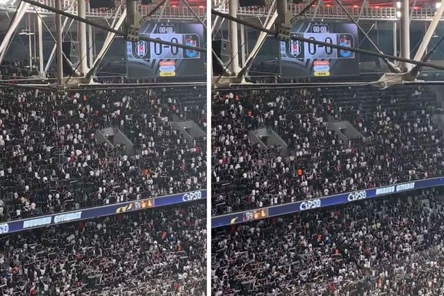 Kara Kartal Tribünlerinden Sessiz Çığlık: Derbi Başlangıcında Takım ve Sergen Yalçın'a Tepki