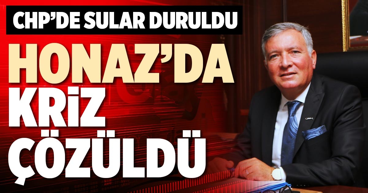 HONAZ’DA KRİZ ÇÖZÜLDÜ