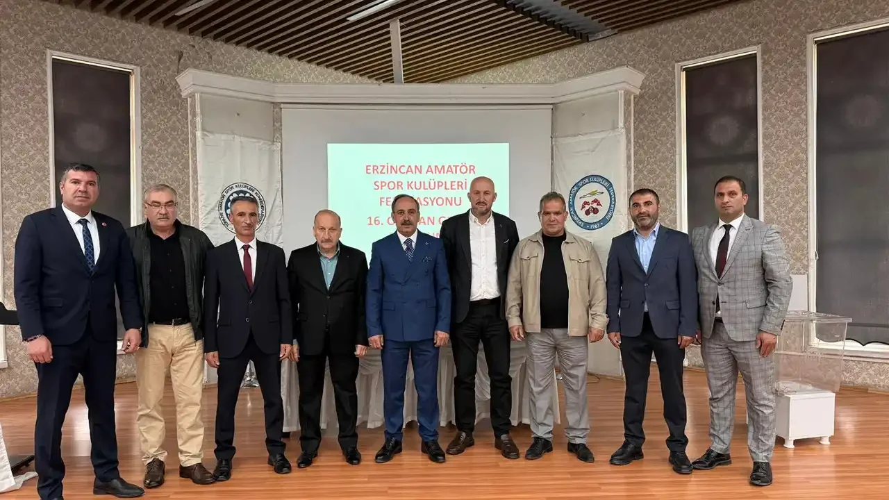 Erzincan ASKF’de Emin Turan Yeniden Başkan Seçildi