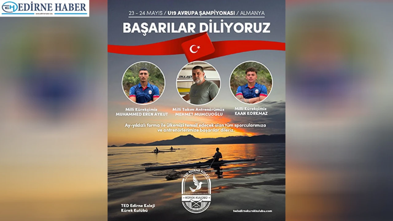 TED’li milli kürekçiler Almanya’da ay-yıldızlı formayı terletecek