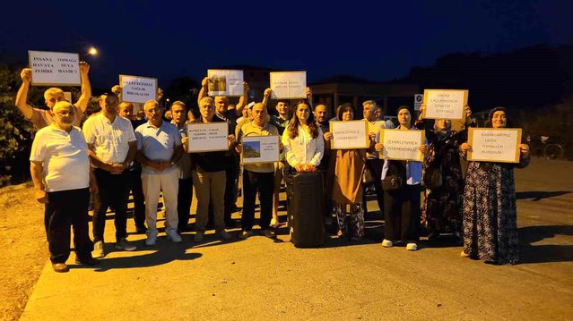 Çarşamba'da dron ilaçlamasına tepki