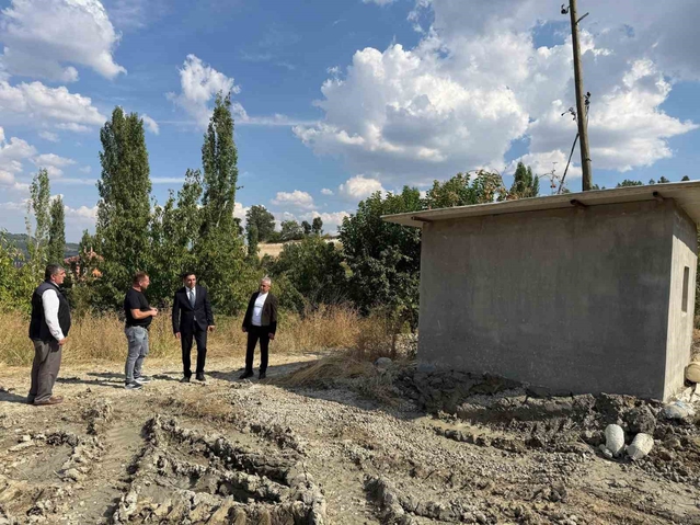 Kütahya Şaphane'de KÖYDES'le Gaipler köyüne 220 metrelik sondaj kuyusu açıldı